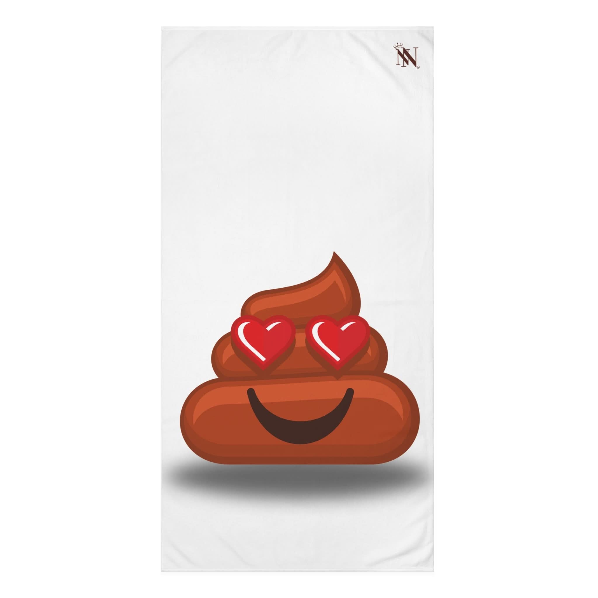 Love Poo Emoji | Mix & Match Naughty XL Fun-Flirty Lovers’ Towels
