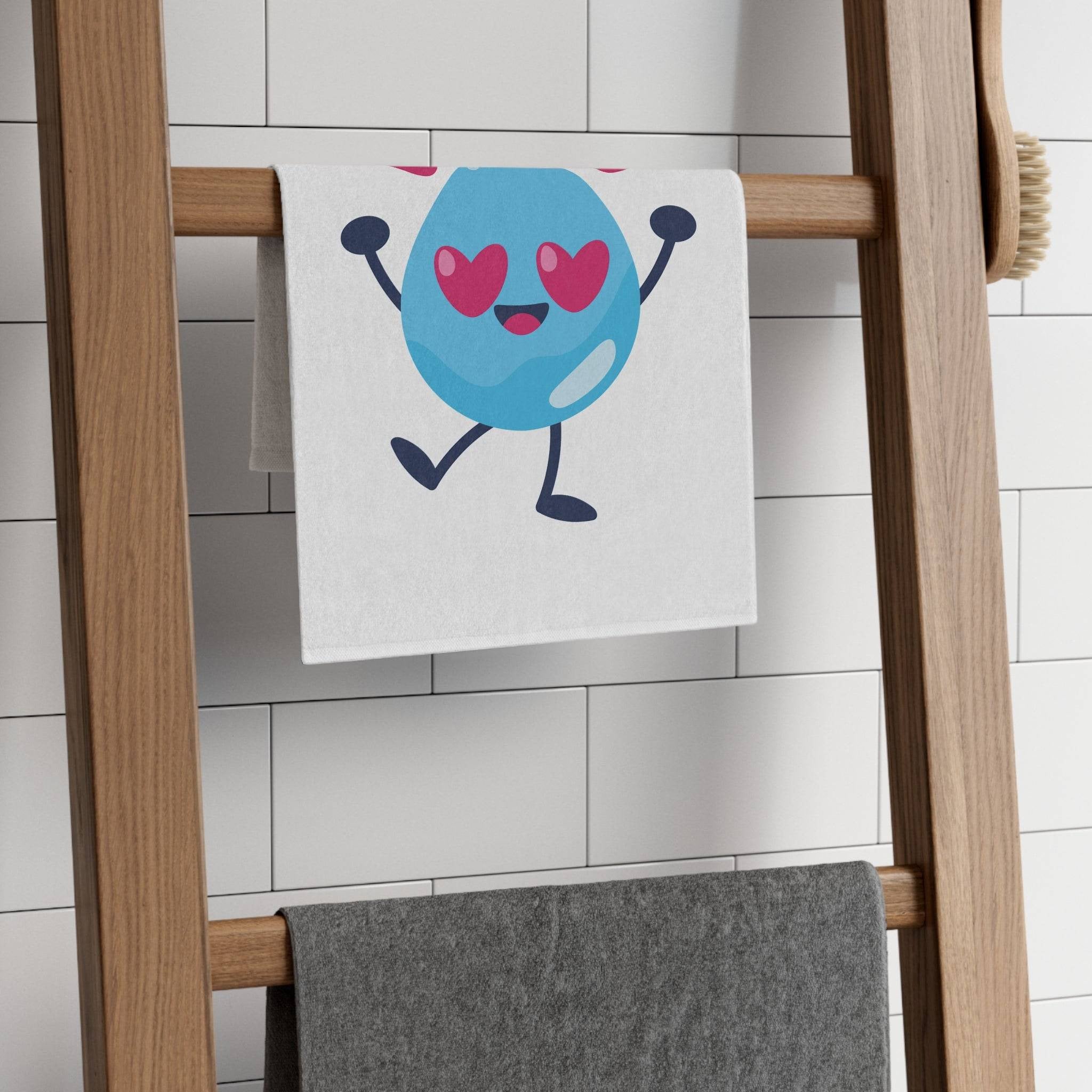 Love Rain Drop White Mix & Match Soft Sex Towels | Naughty Lovers’ Gifts