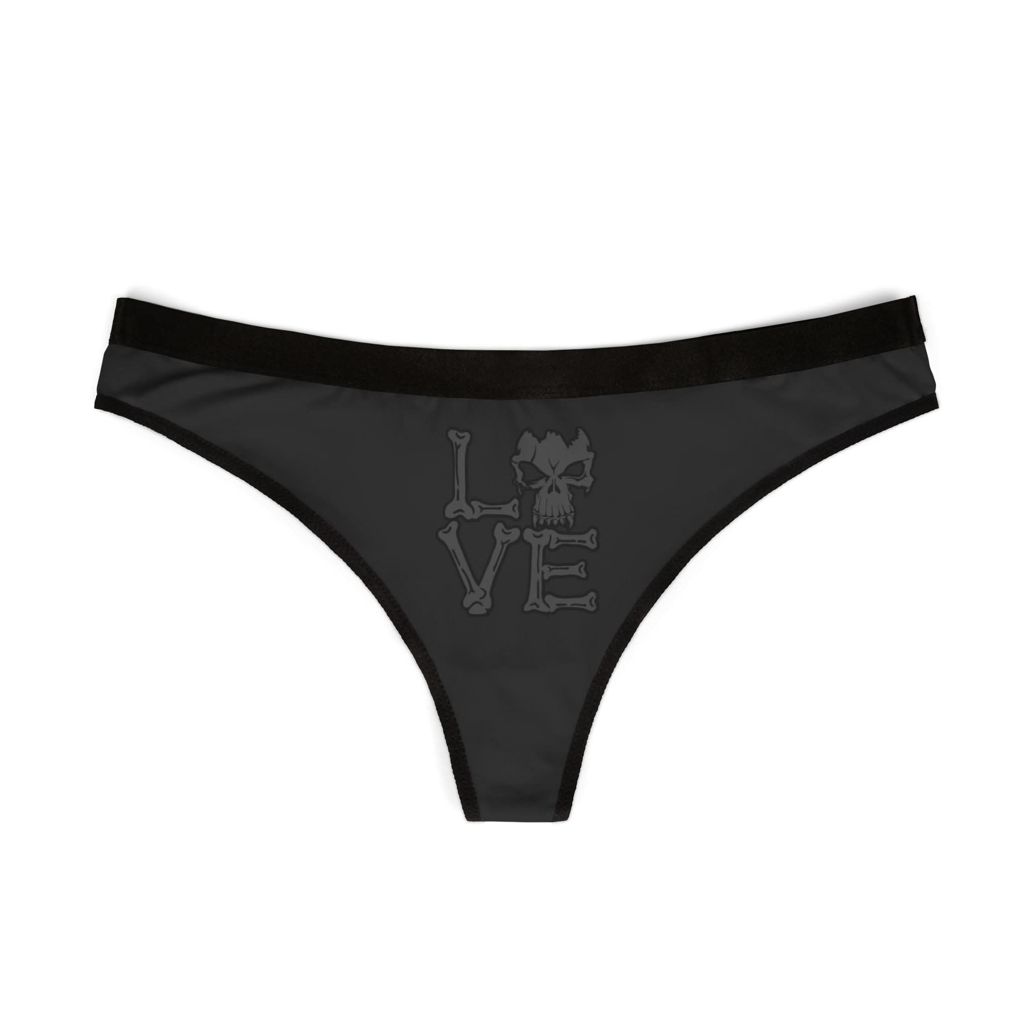 Love Skull | Mix & Match Women’s Fun-Flirty Lovers’ Thongs