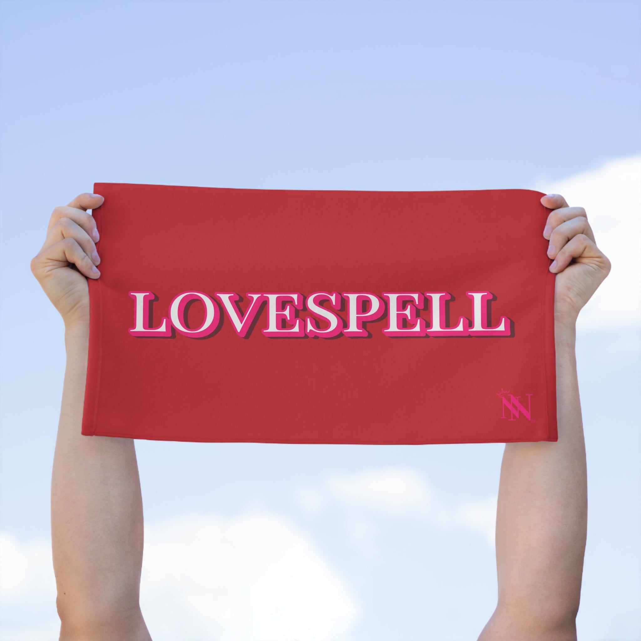 Love Spell Red | Mix & Match Soft Fun-Flirty Lovers’ Towels
