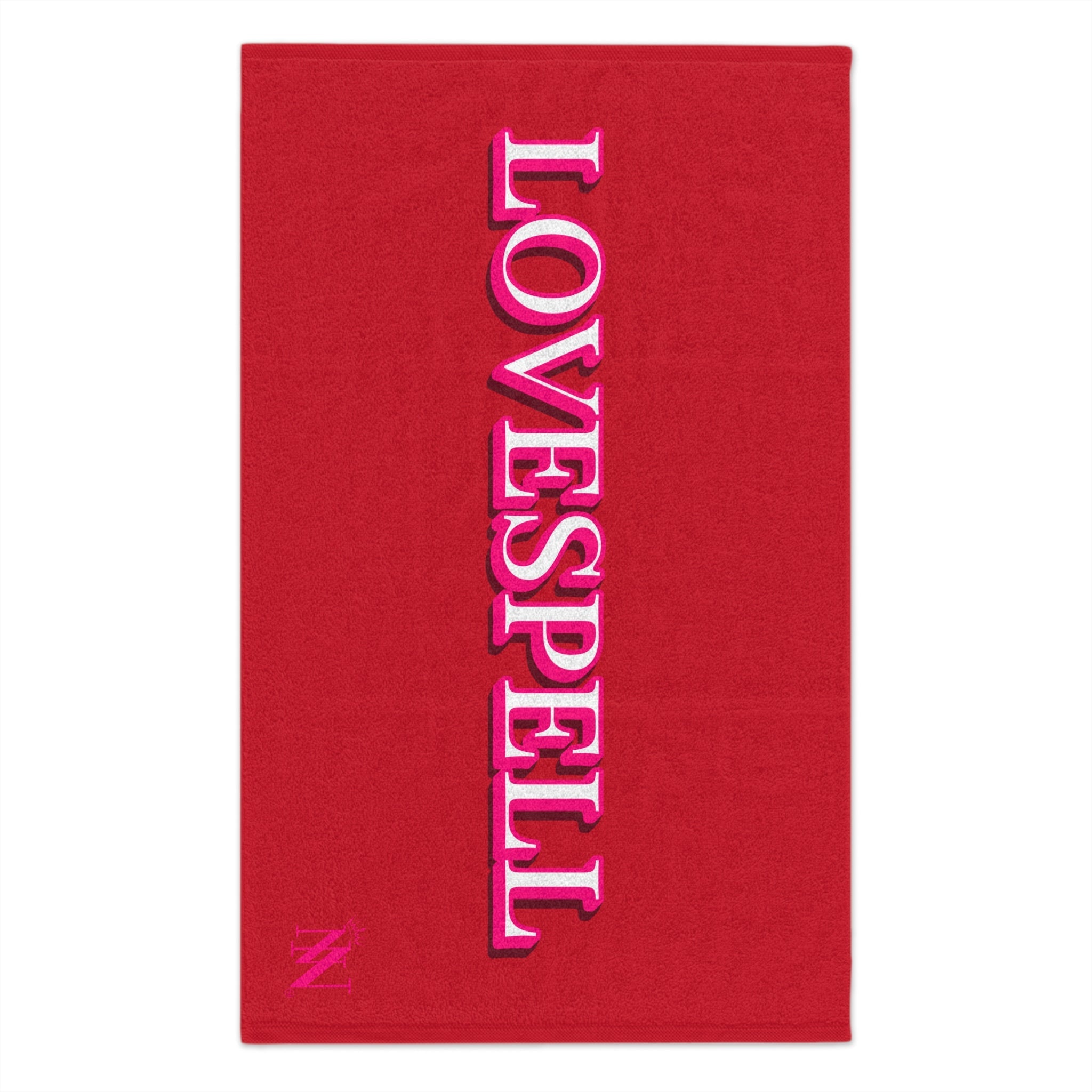 Love Spell Red | Mix & Match Soft Fun-Flirty Lovers’ Towels