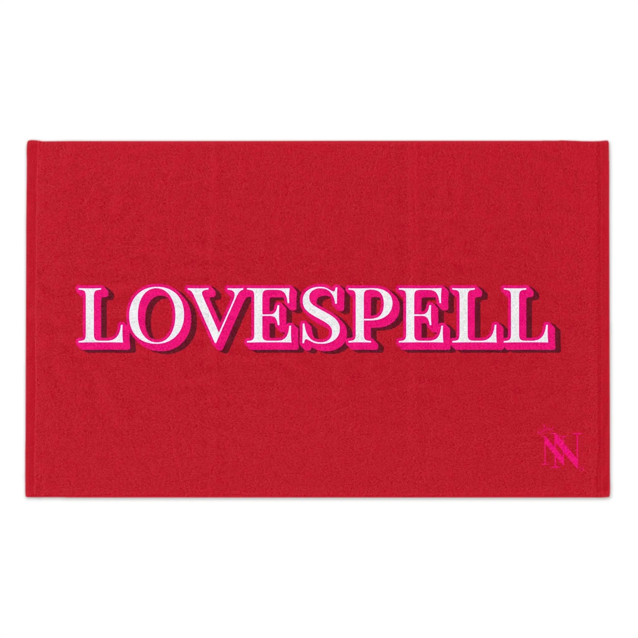 Love Spell Red | Mix & Match Soft Fun-Flirty Lovers’ Towels