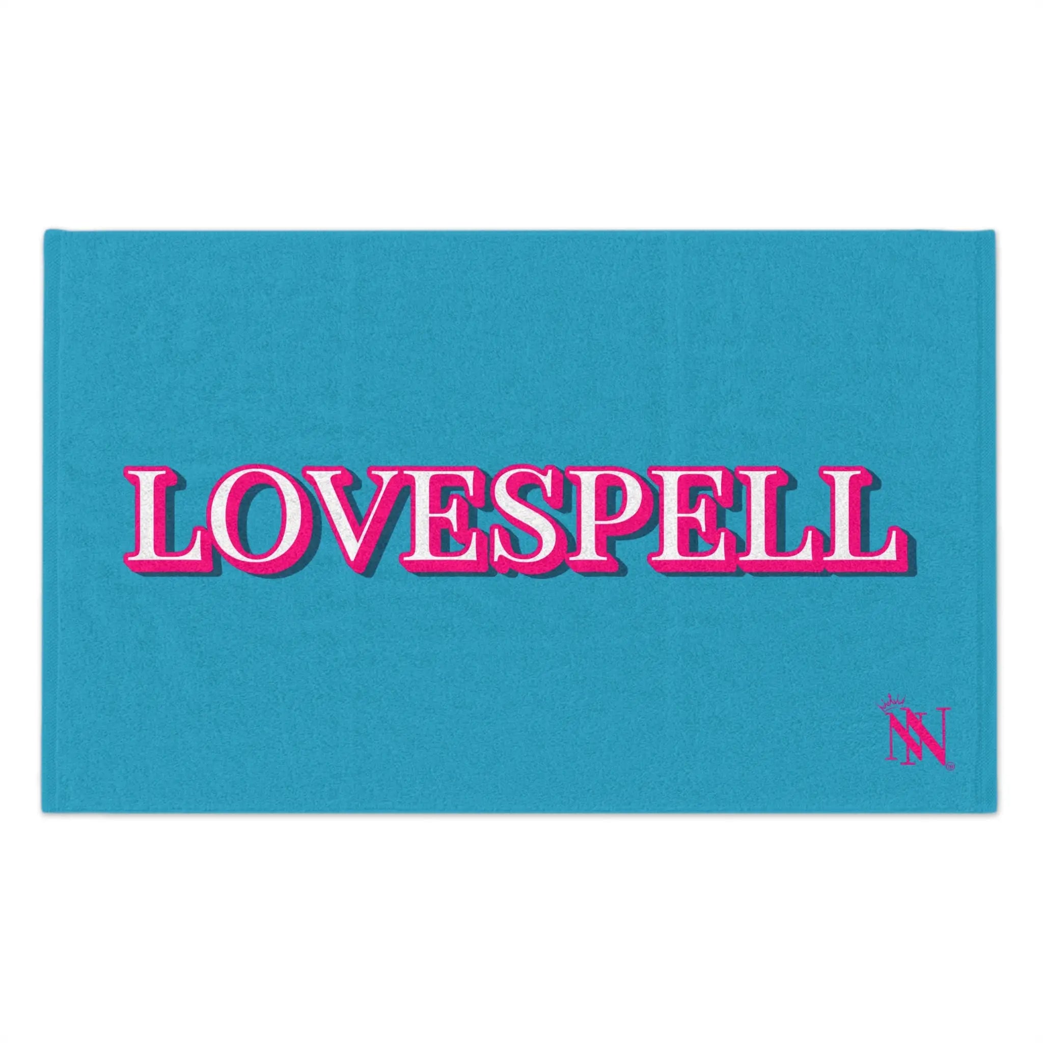 Love Spell Turquoise | Mix & Match Soft Fun-Flirty Lovers’ Towels