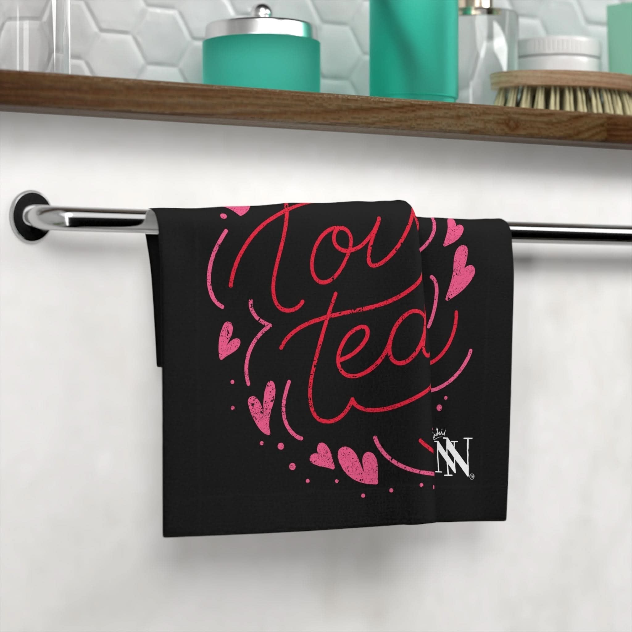 Love Team Black | Mix & Match Lils’ Fun-Flirty Lovers’ Towels