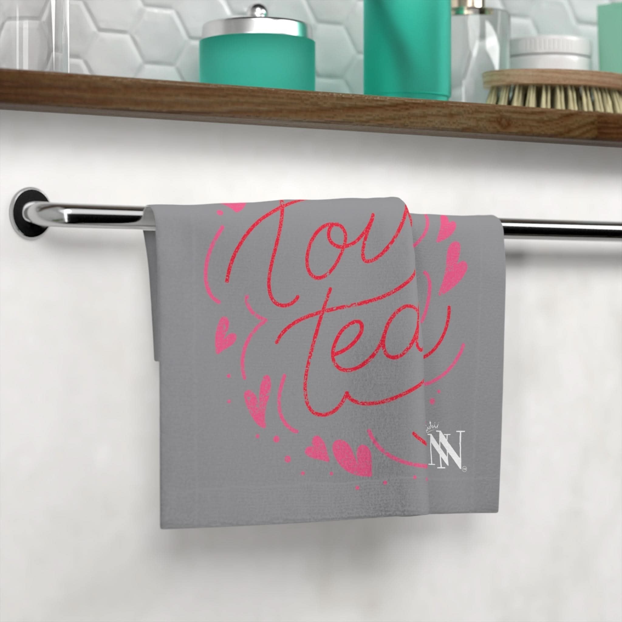 Love Team Grey | Mix & Match Lils’ Fun-Flirty Lovers’ Towels