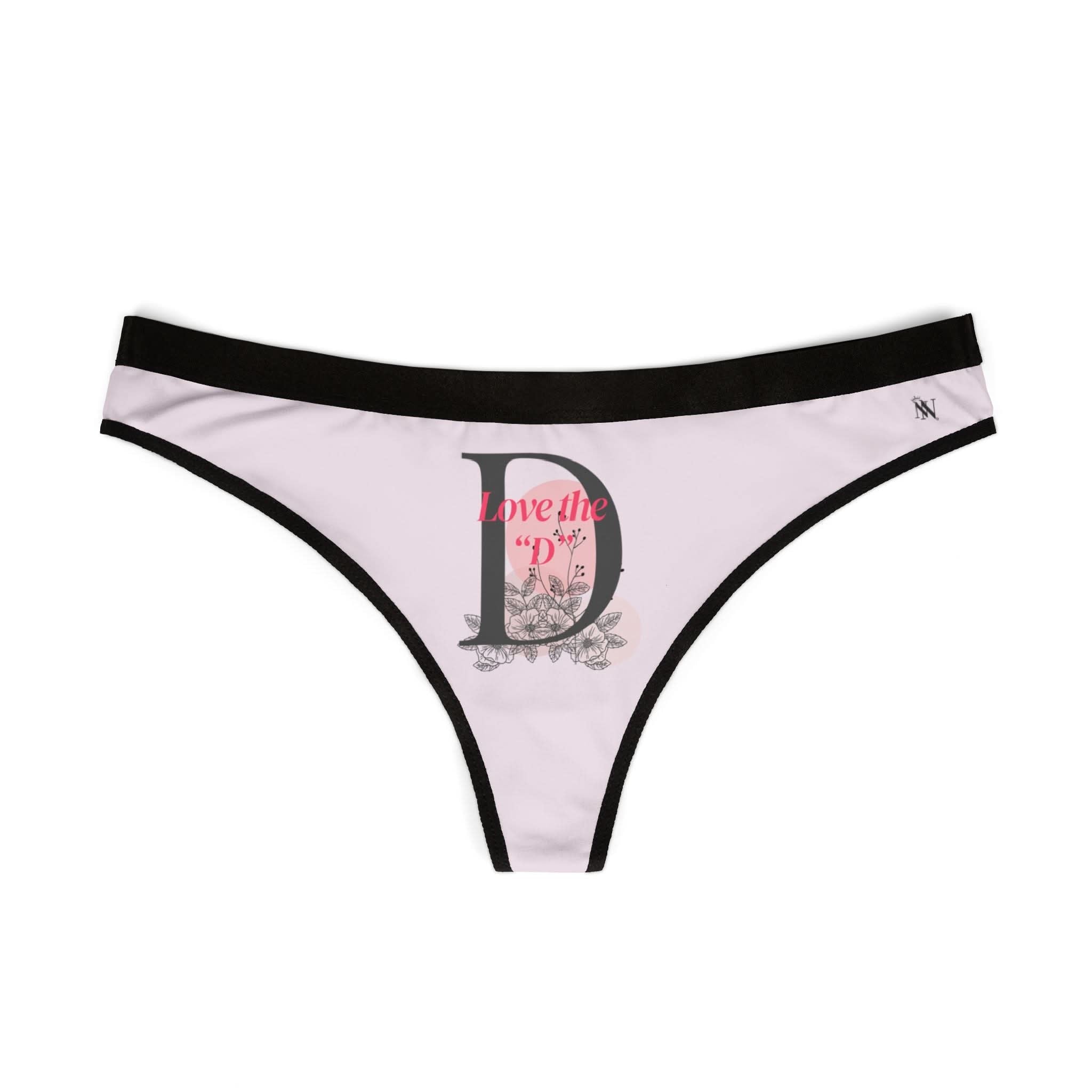 Love the ’D’ Mix Match Women’s Thong Sex Panties | Playful Gifts