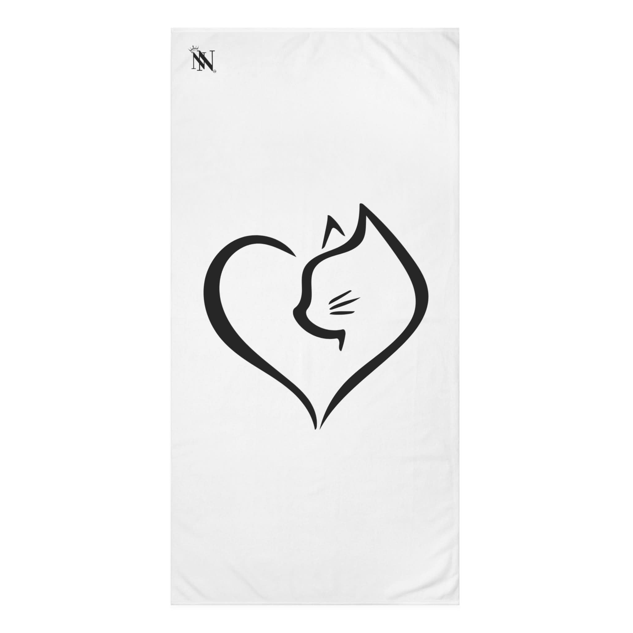 Love the Kitty | Mix & Match Naughty XL Fun-Flirty Lovers’ Towels