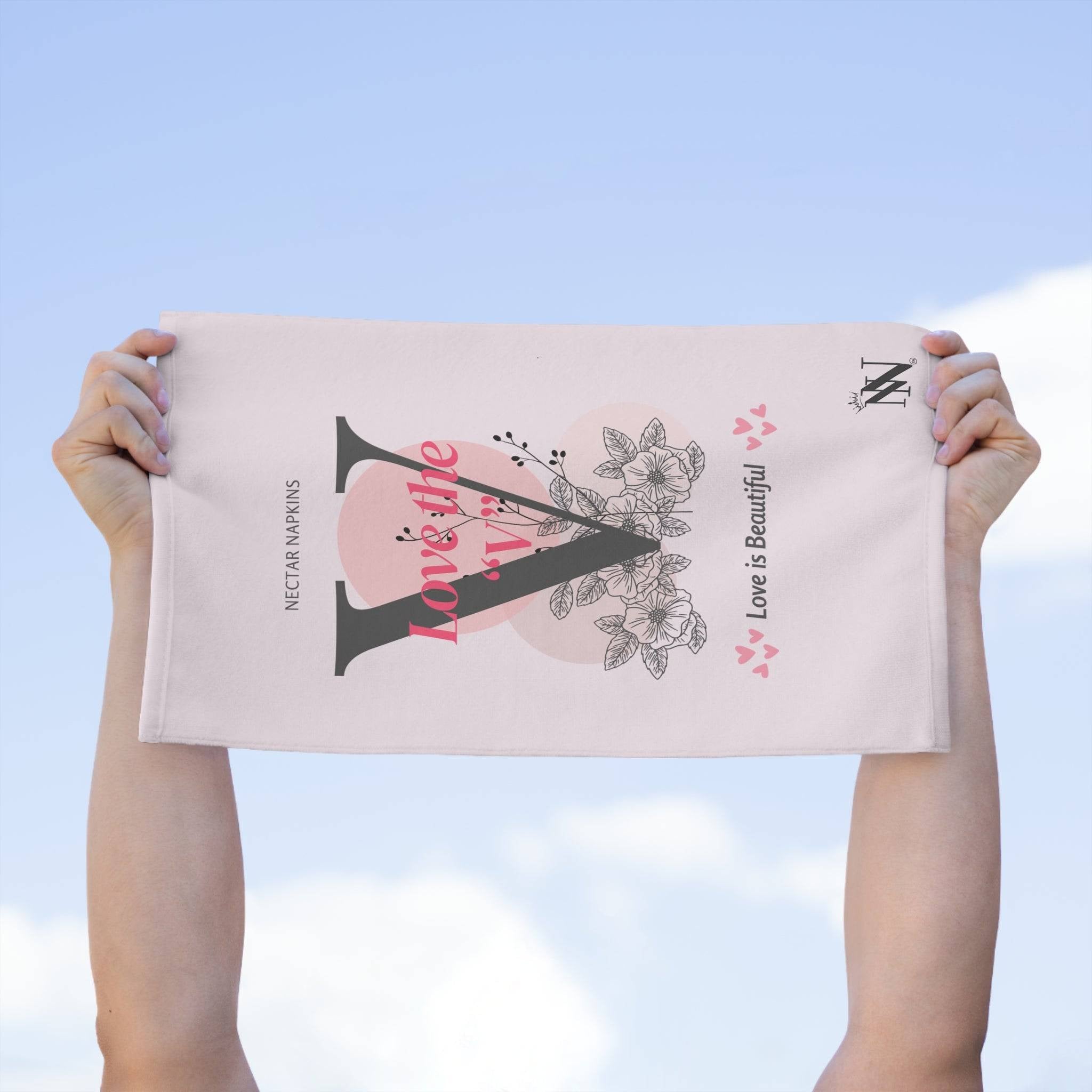 Love the ’V’ | Mix & Match Soft Fun-Flirty Lovers’ Towels