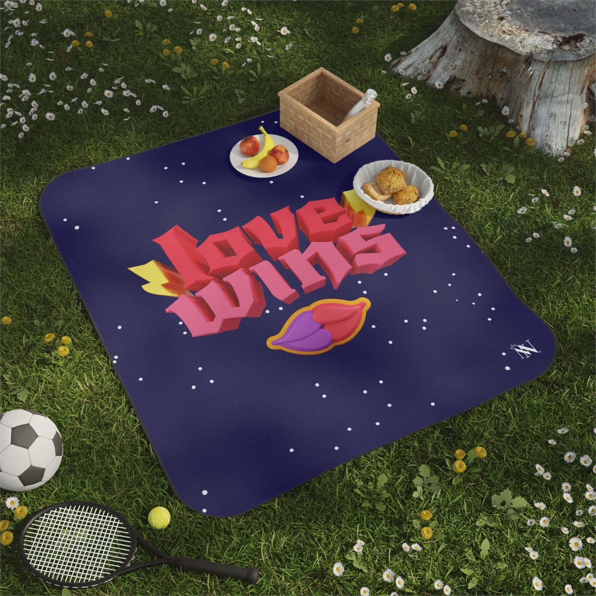 Love Wins | Mix Match Fun-Flirty Lovers’ Water-Resistant Blankets