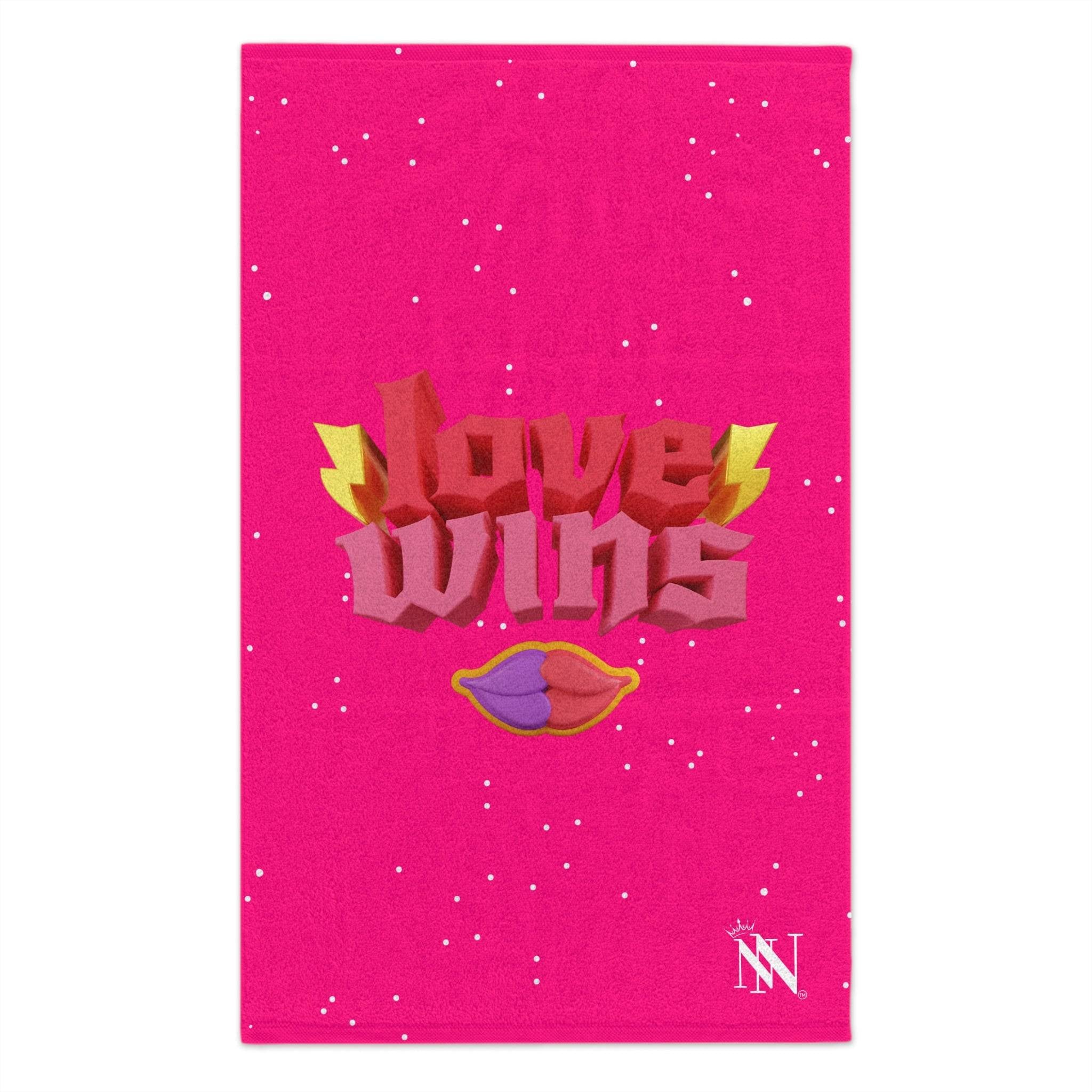 Love Wins Mix Pink Match Soft Sex Towels | Flirty Lovers’ Gifts