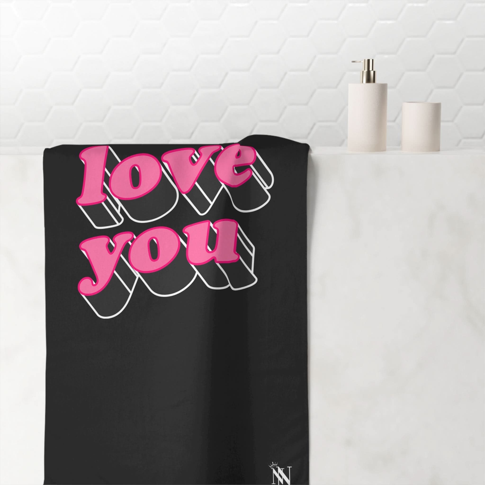 Love You | Mix & Match Naughty XL Fun-Flirty Lovers’ Towels