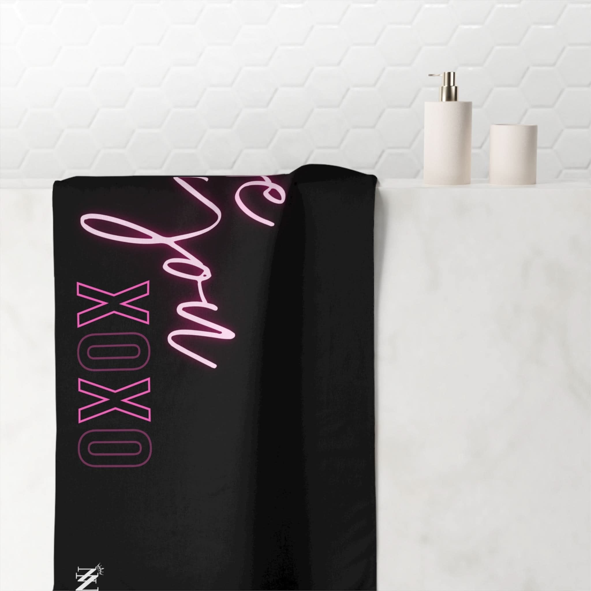 Love You XOXO | Mix & Match Naughty XL Fun-Flirty Lovers’ Towels