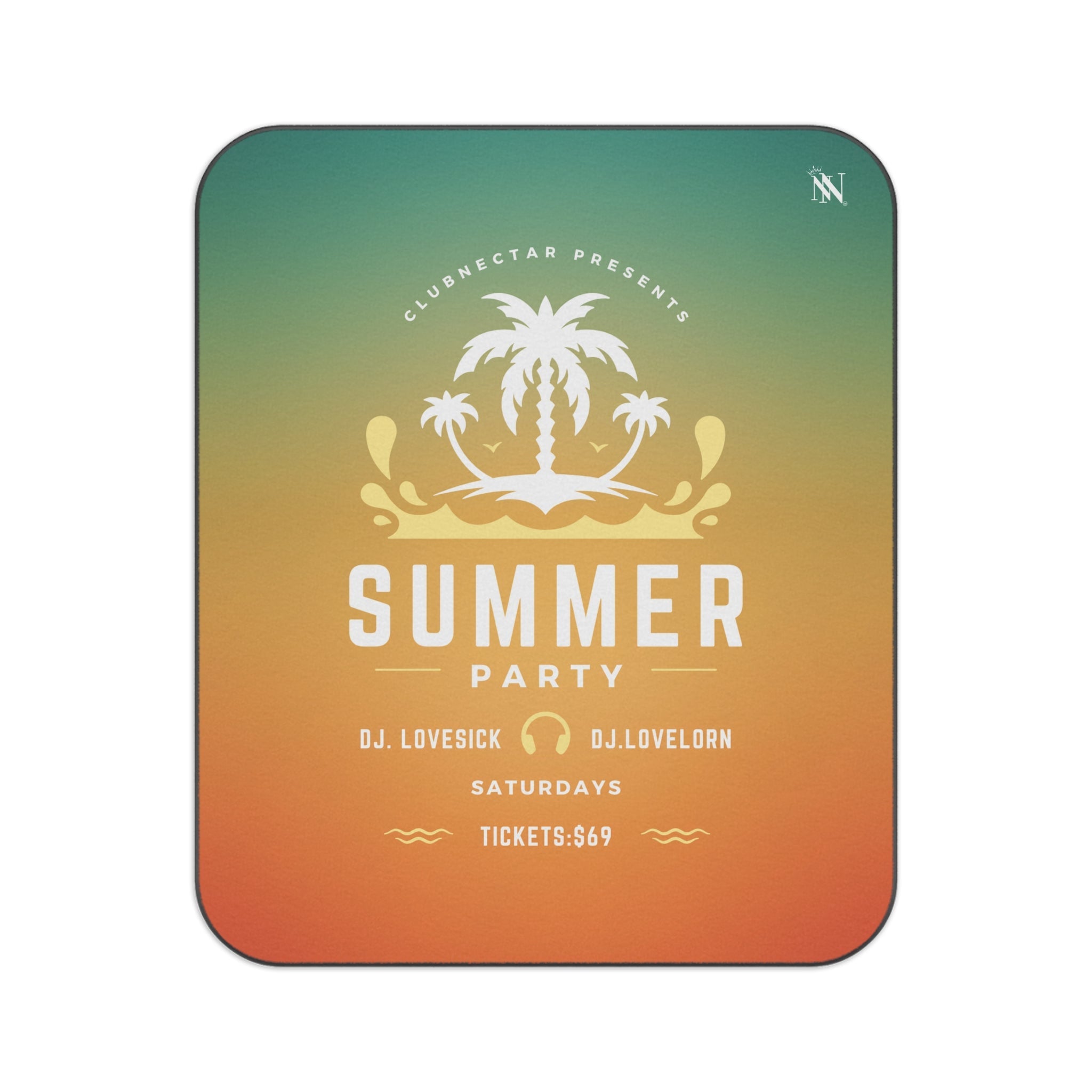 Lovesick Summer Party | Mix Match Fun-Flirty Lovers’ Water-Resistant Blankets