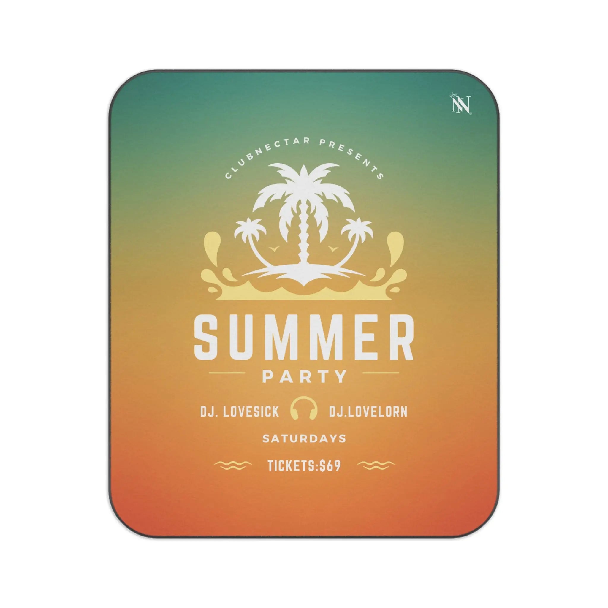 Lovesick Summer Party | Mix Match Fun-Flirty Lovers’ Water-Resistant Blankets