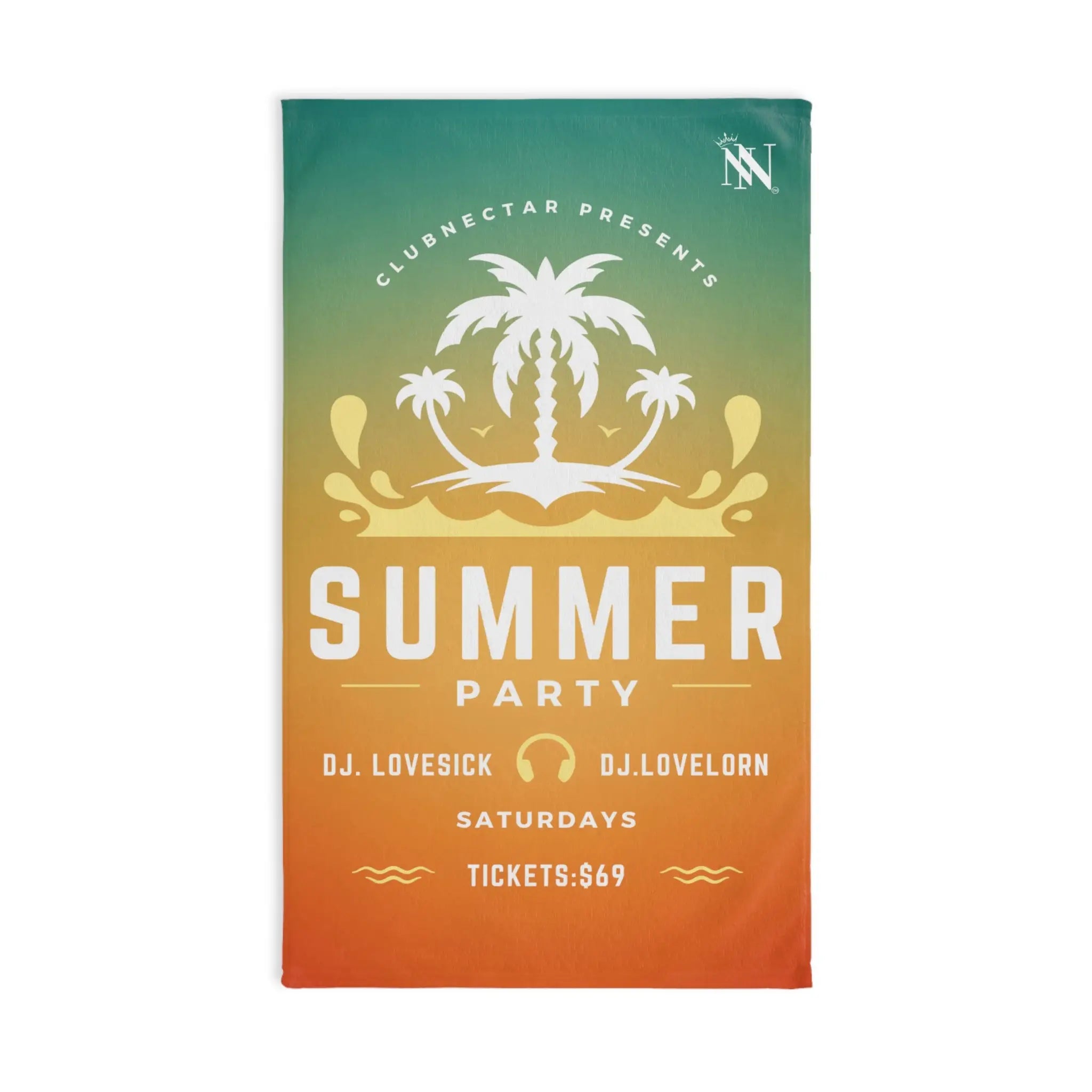 Lovesick Summer Party | Mix & Match Original Fun-Flirty Lovers’ Towels