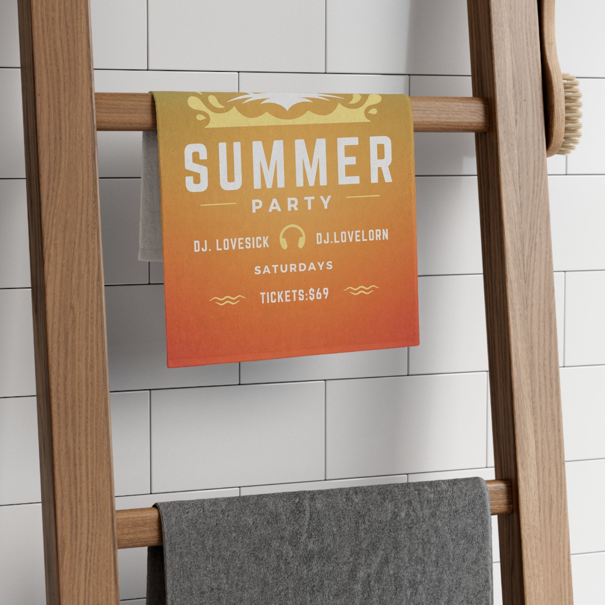 Lovesick Summer Party | Mix & Match Soft Fun-Flirty Lovers’ Towels