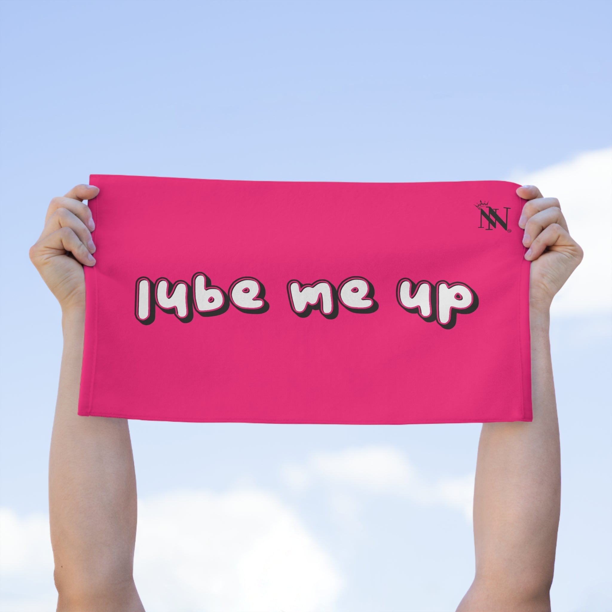 Lube Me Up Pink | Mix & Match Soft Fun-Flirty Lovers’ Towels