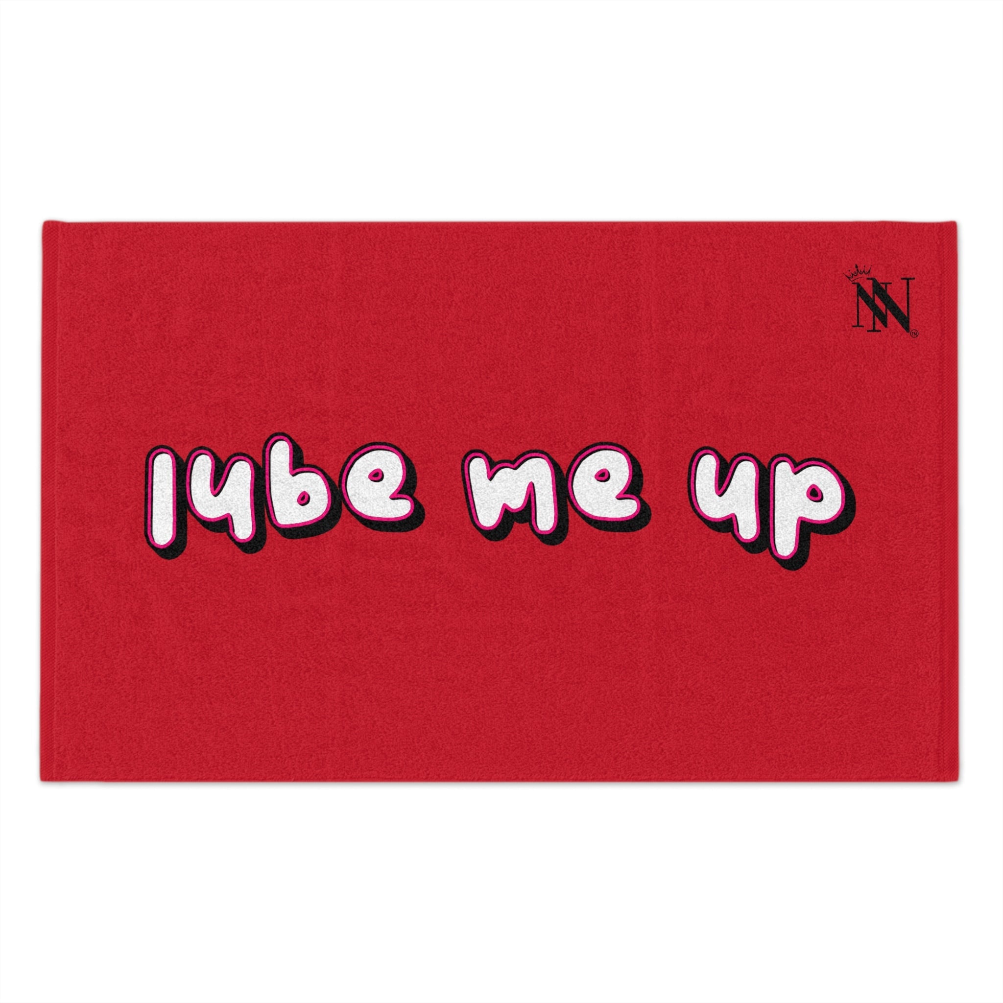 Lube Me Up Red | Mix & Match Soft Fun-Flirty Lovers’ Towels
