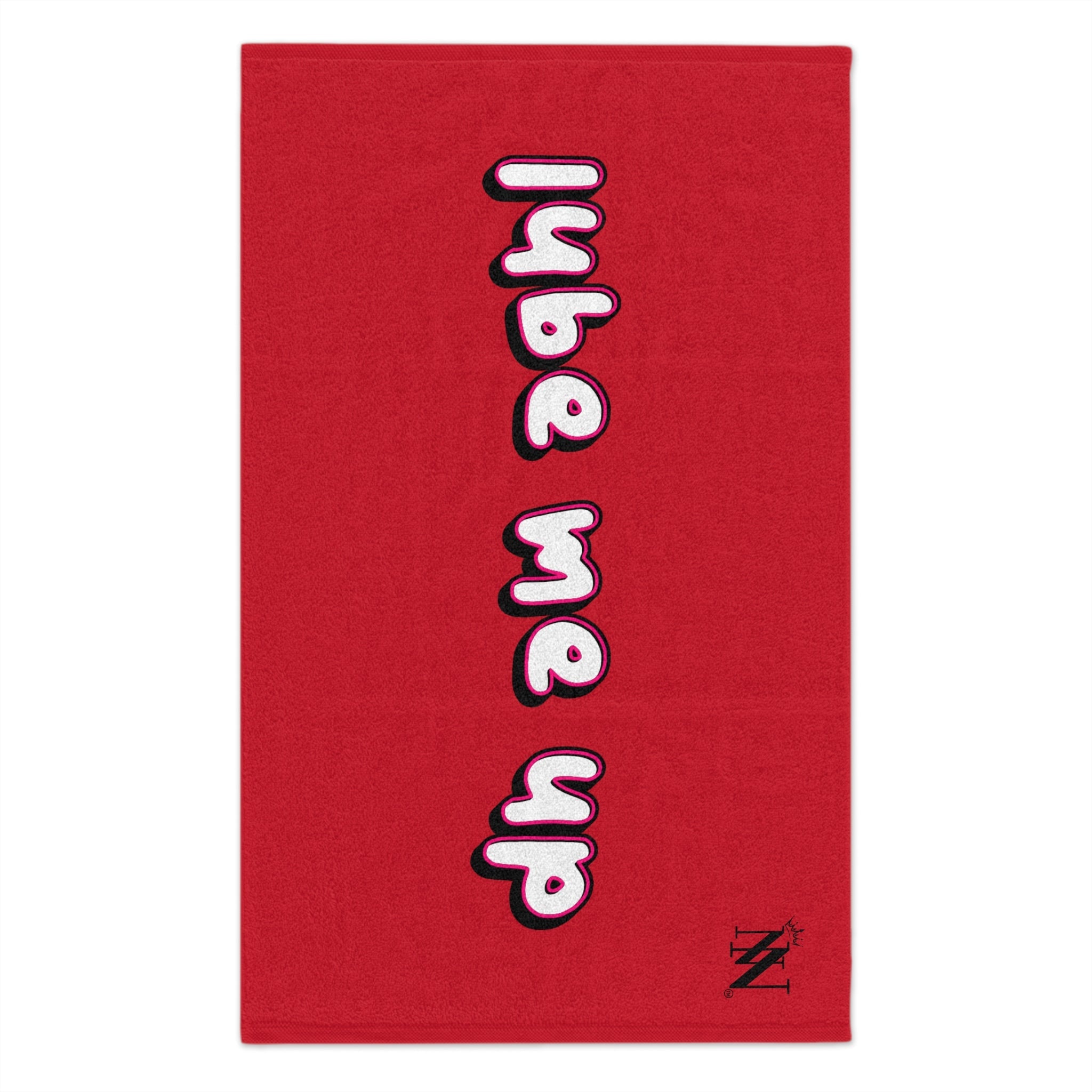 Lube Me Up Red | Mix & Match Soft Fun-Flirty Lovers’ Towels
