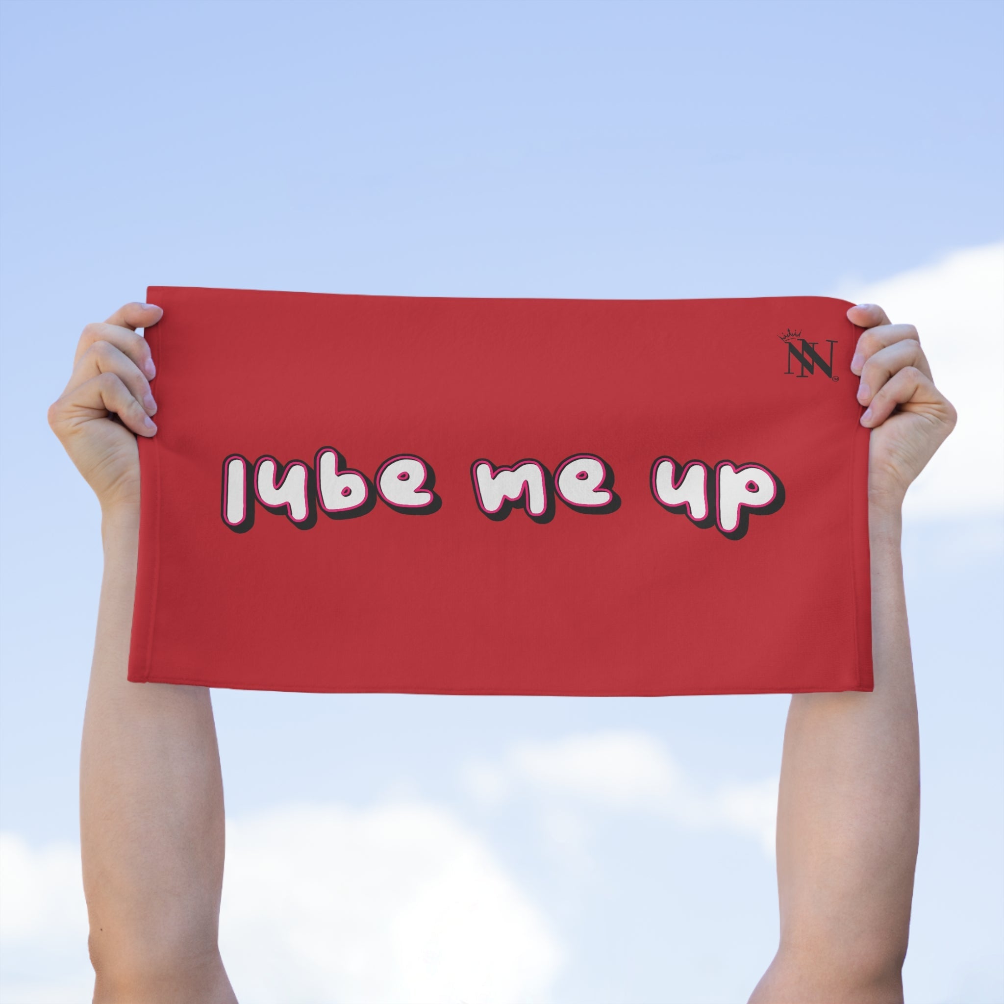 Lube Me Up Red | Mix & Match Soft Fun-Flirty Lovers’ Towels