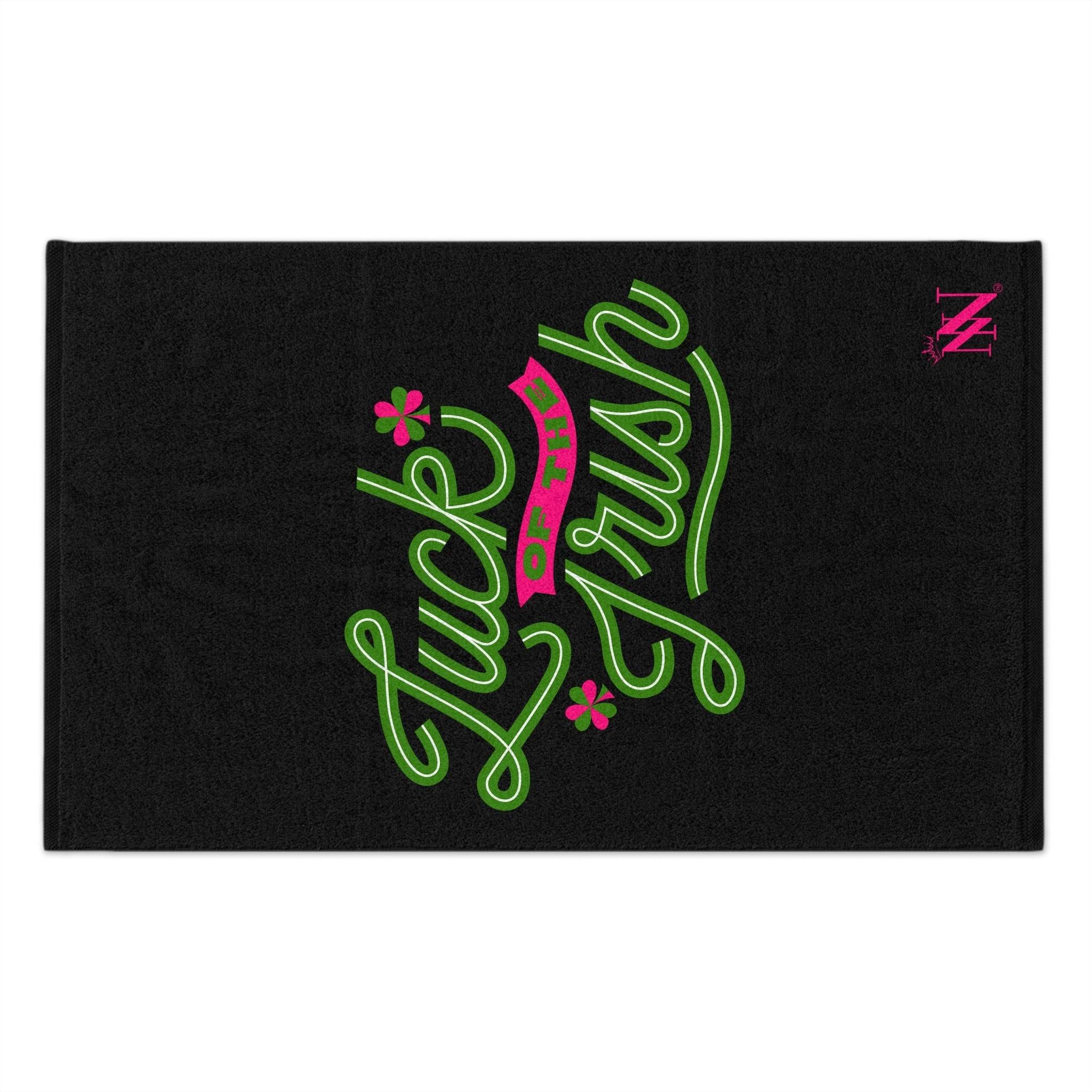 Luck of the Irish Black | Mix & Match Soft Sex Towels | Flirty Lovers’ Gifts