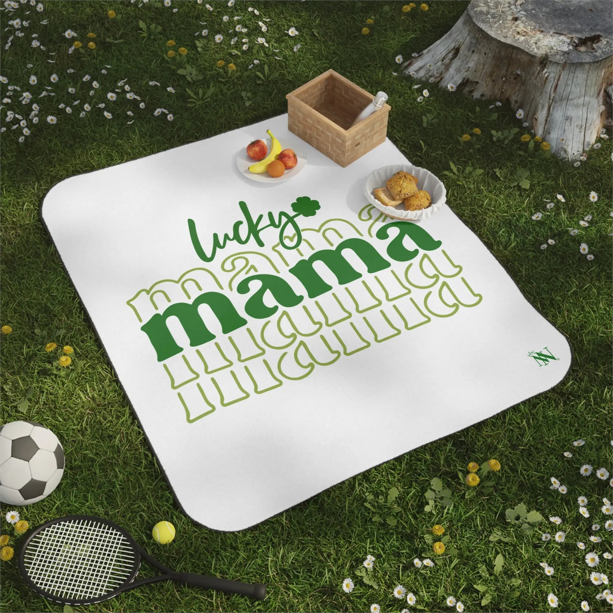 Lucky Shamrock Mama | Mix Match Fun-Flirty Lovers’ Water-Resistant Blankets