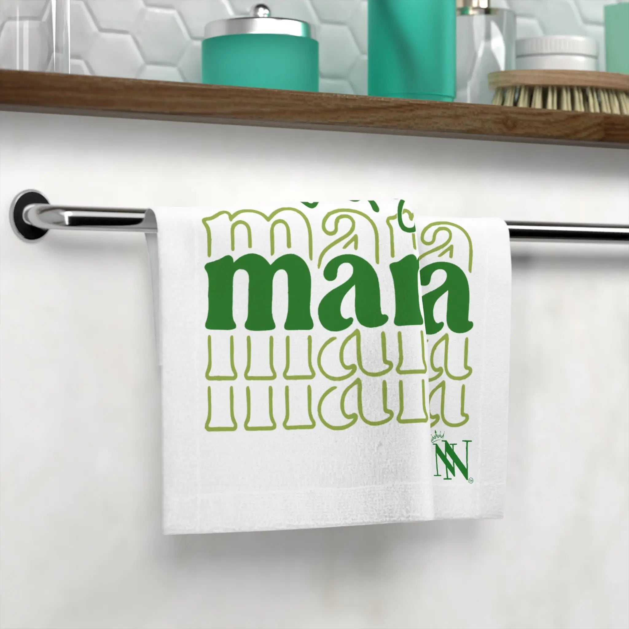 Lucky Shamrock Mama Mix & Match Lils’ Fun-Flirty Lovers’ Towels