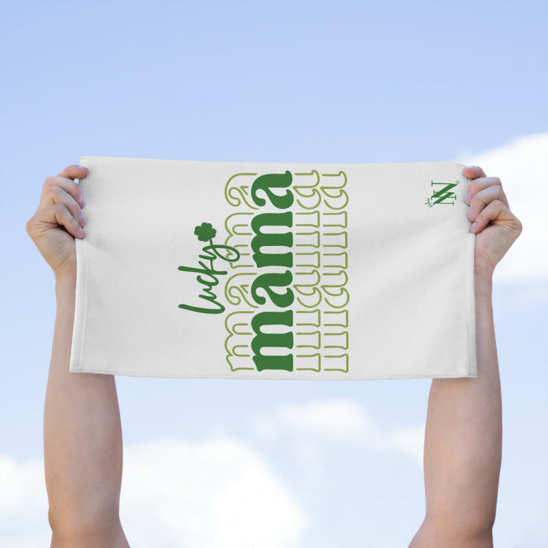 Lucky Shamrock Mama | Mix & Match Soft Fun-Flirty Lovers’ Towels