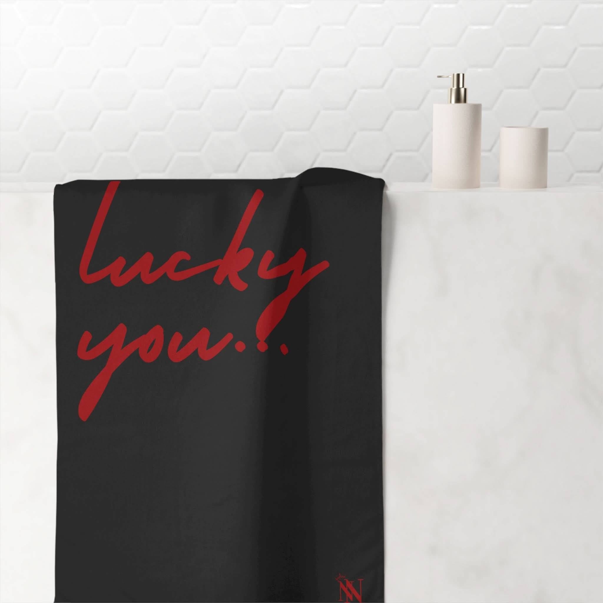 Lucky You | Mix & Match Naughty XL Fun-Flirty Lovers’ Towels