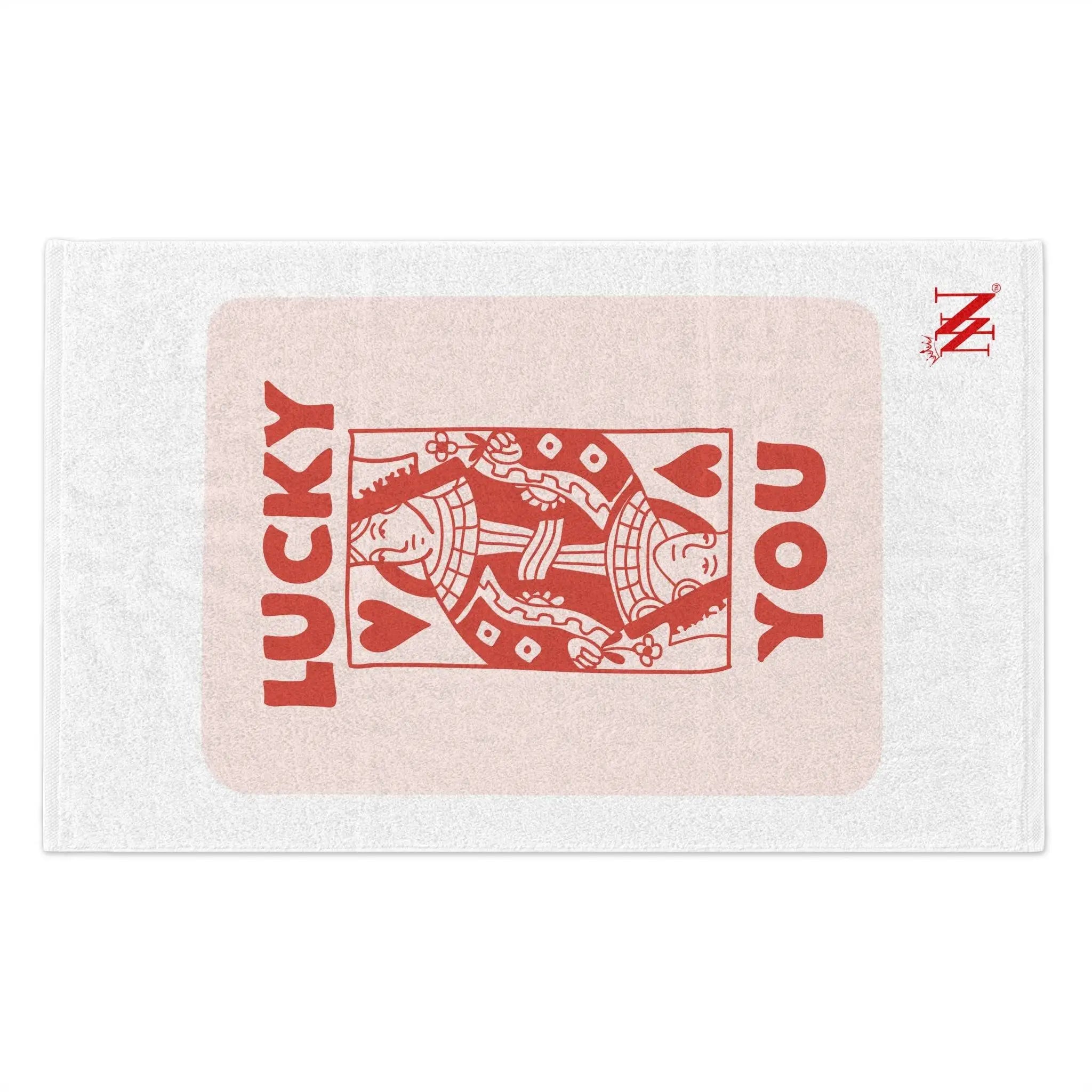 Lucky You Queen Hearts | Mix & Match Soft Fun-Flirty Lovers’ Towels
