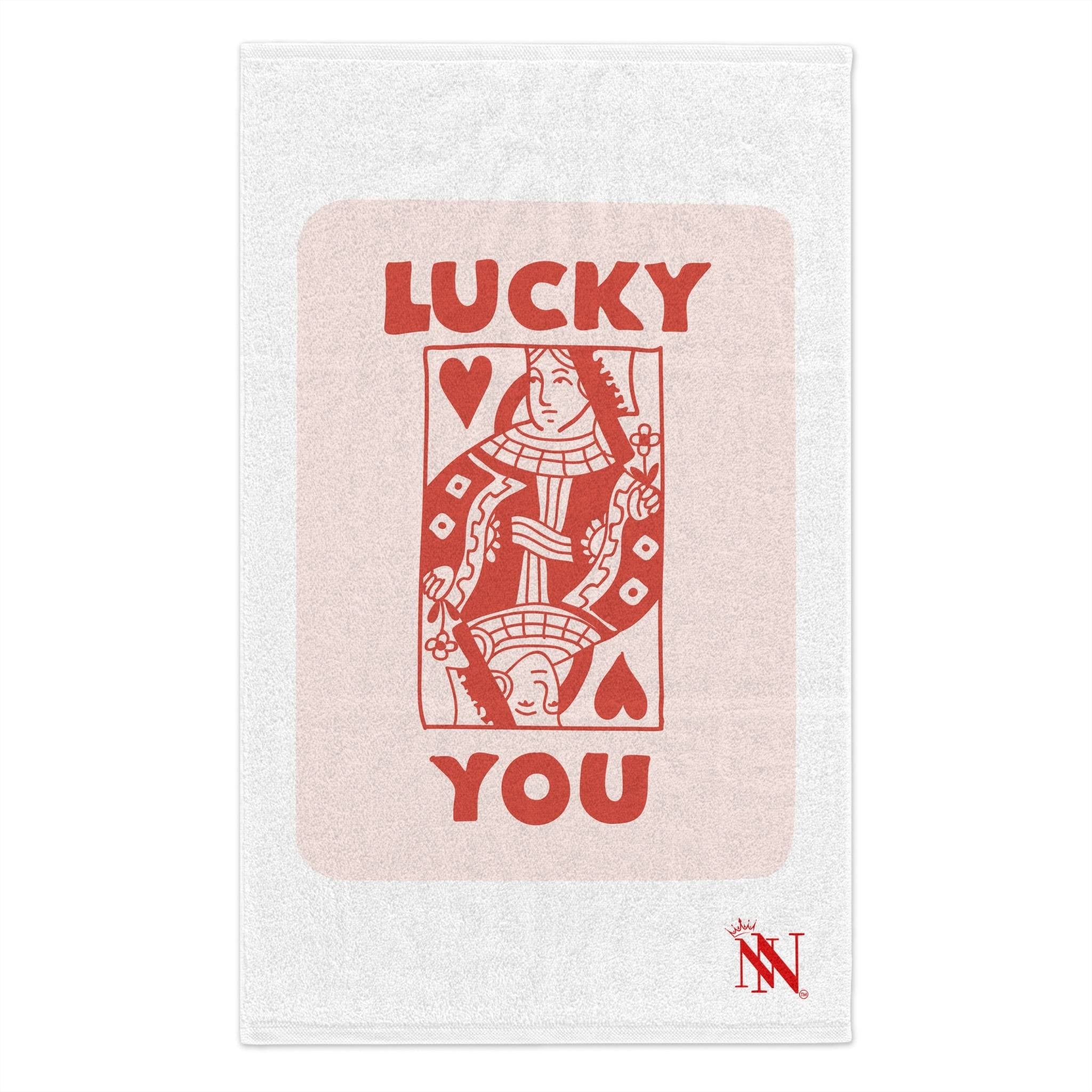 Lucky You Queen Hearts | Mix & Match Soft Fun-Flirty Lovers’ Towels