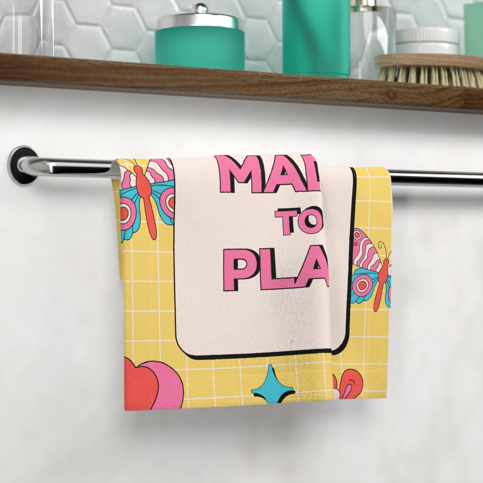 Made to Play Retro Vibe | Mix & Match Lils’ Fun-Flirty Lovers’ Towels