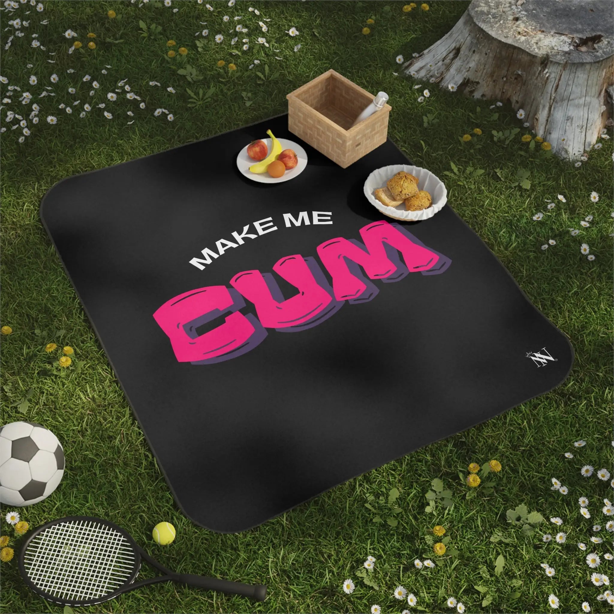 Make Me Cum | Mix Match Fun-Flirty Lovers’ Water-Resistant Blankets