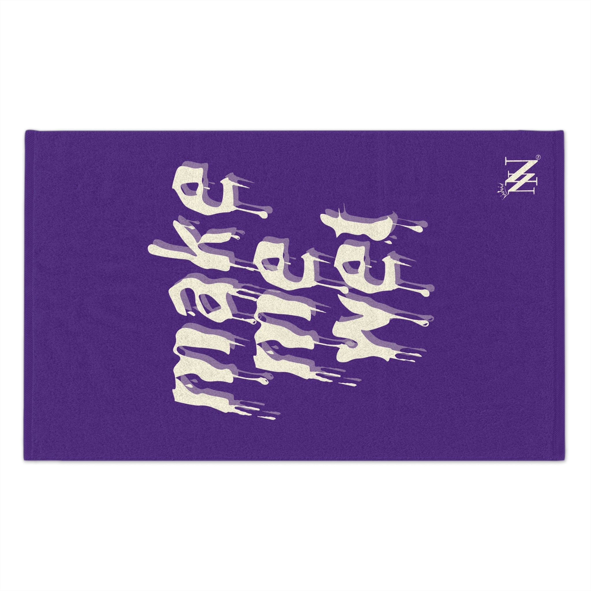 Make Me Wet Purple | Mix & Match Soft Fun-Flirty Lovers’ Towels