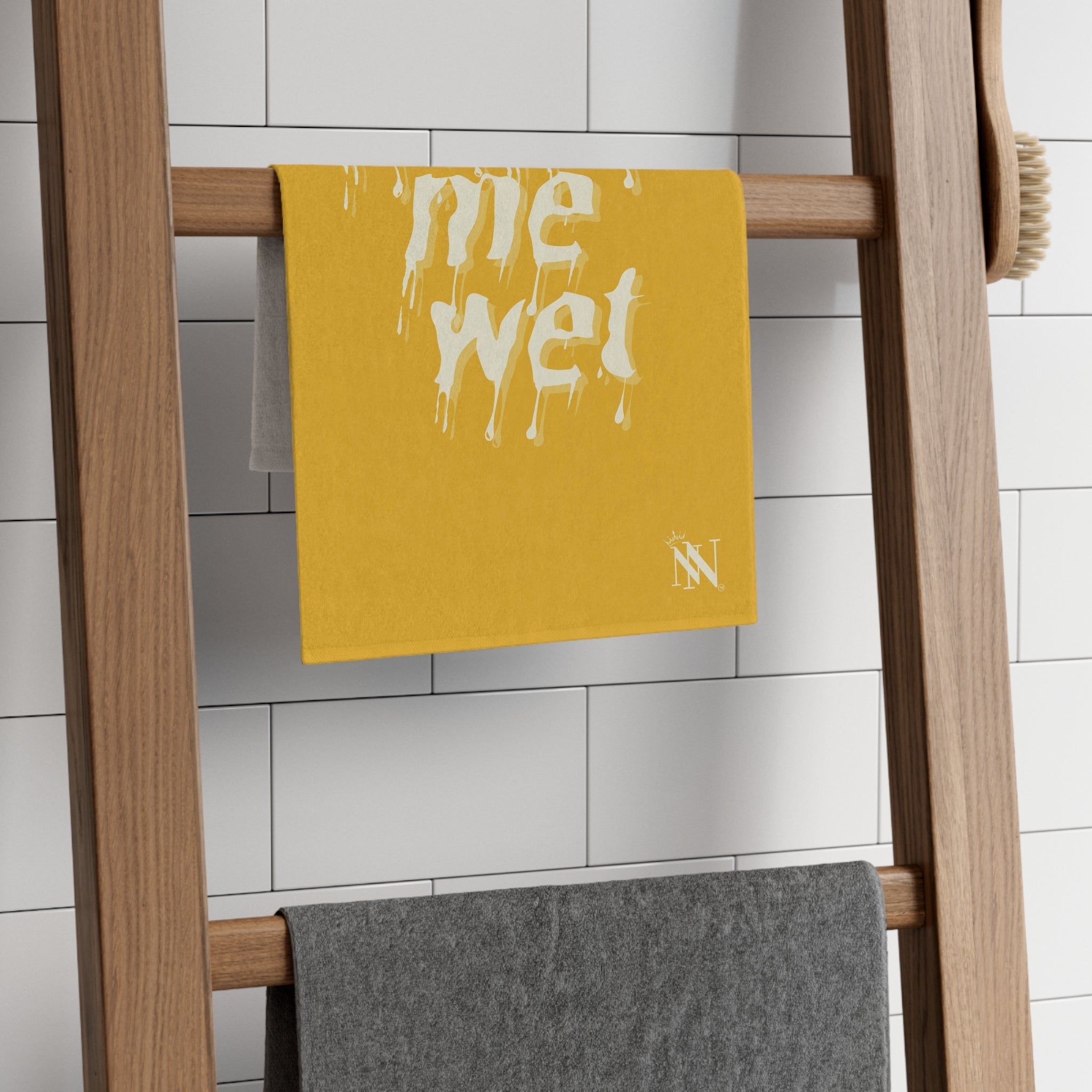 Make Me Wet Yellow | Mix & Match Soft Fun-Flirty Lovers’ Towels