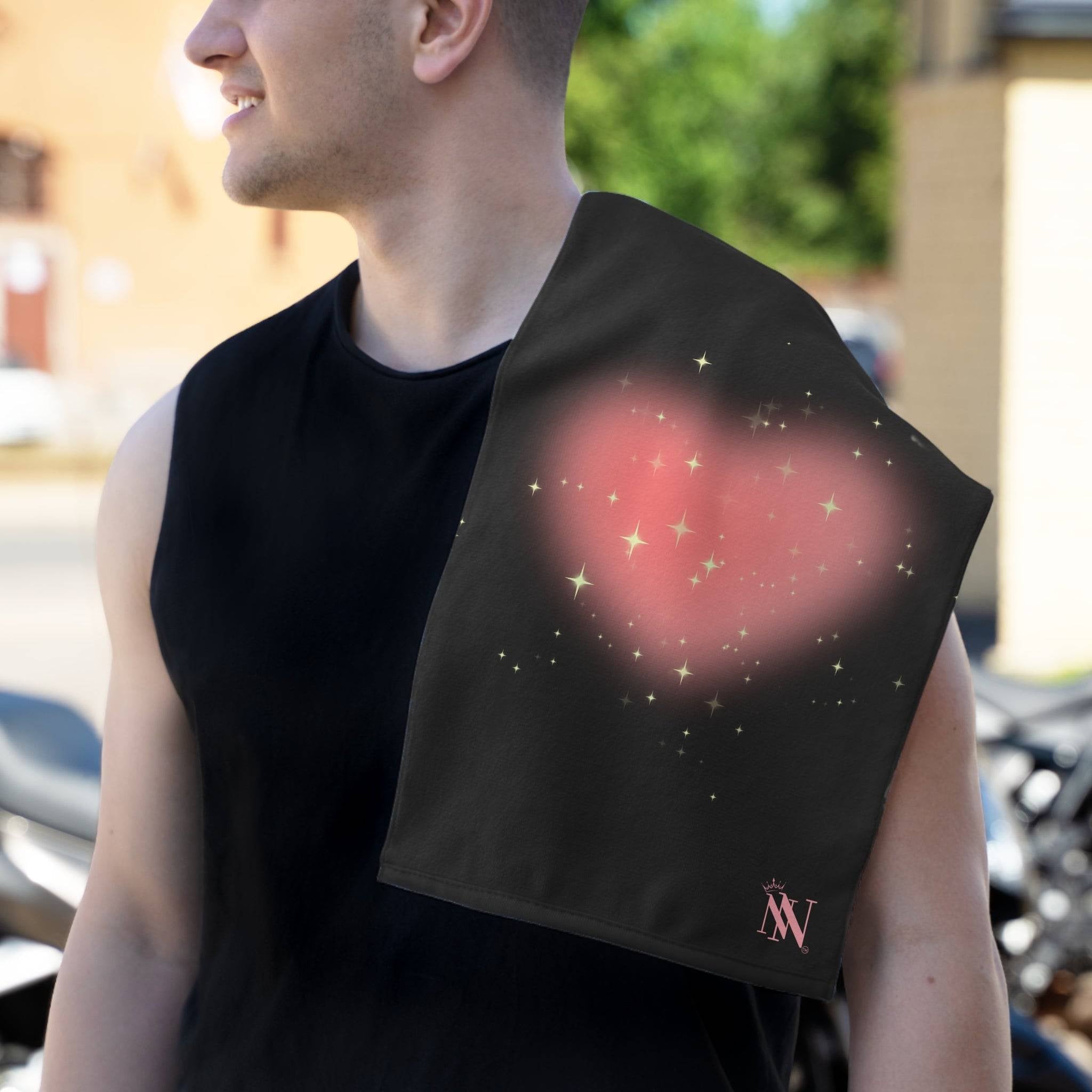 Make My Heart Sparkle | Mix & Match Soft Fun-Flirty Lovers’ Towels