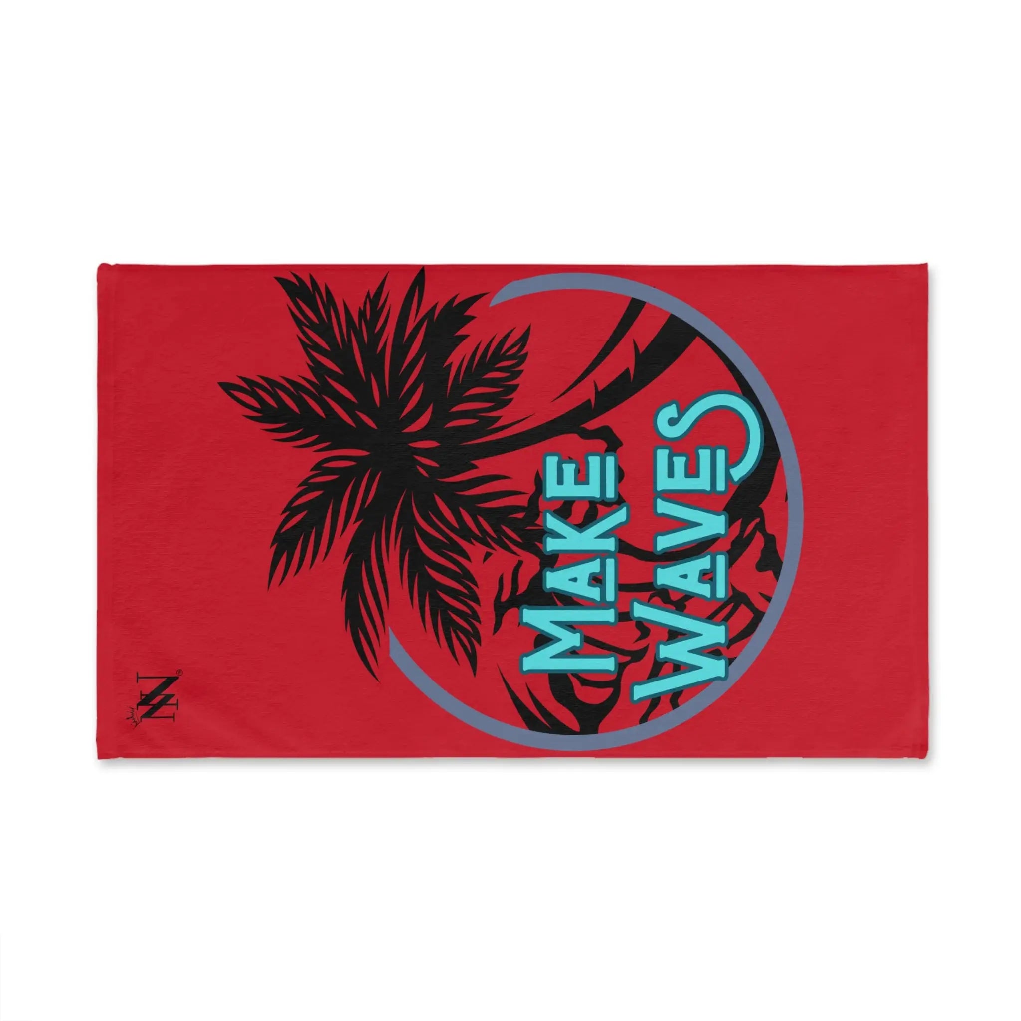 Make Waves Palm Tree Red | Mix & Match Original Fun-Flirty Lovers’ Towels