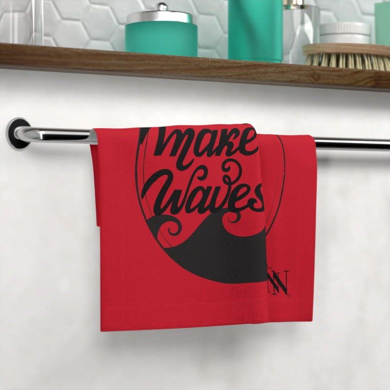 Make Waves Red | Mix & Match Lils’ Fun-Flirty Lovers’ Towels