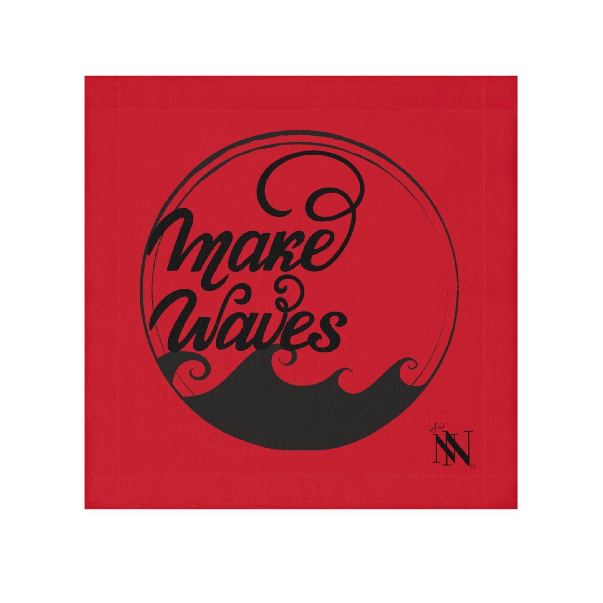 Make Waves Red | Mix & Match Lils’ Fun-Flirty Lovers’ Towels