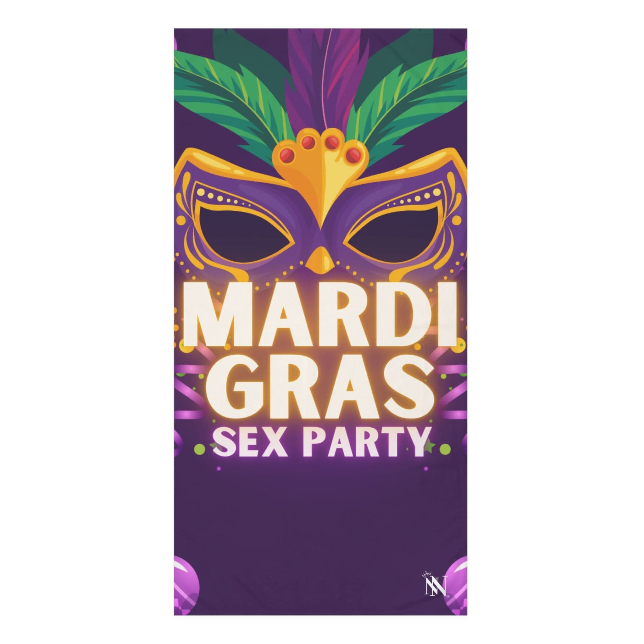 Mardi Gras Party | Mix & Match Naughty XL Fun-Flirty Lovers’ Towels