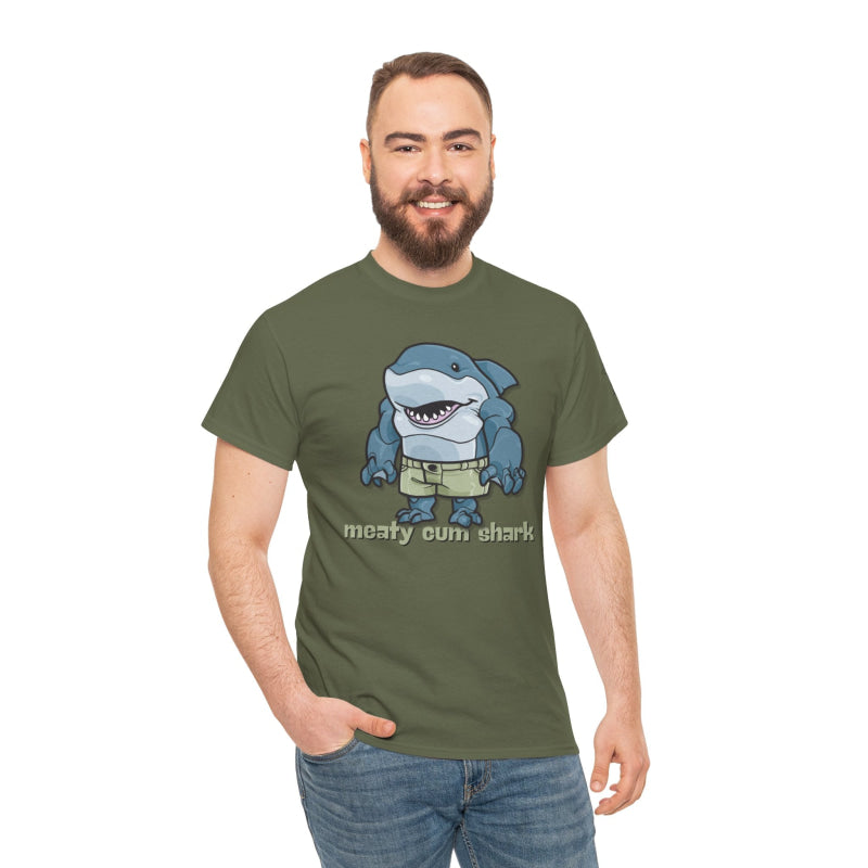 Meaty Cum Shark | Mix & Match 100% Cotton Unisex Fun-Flirty Lovers’ Tees