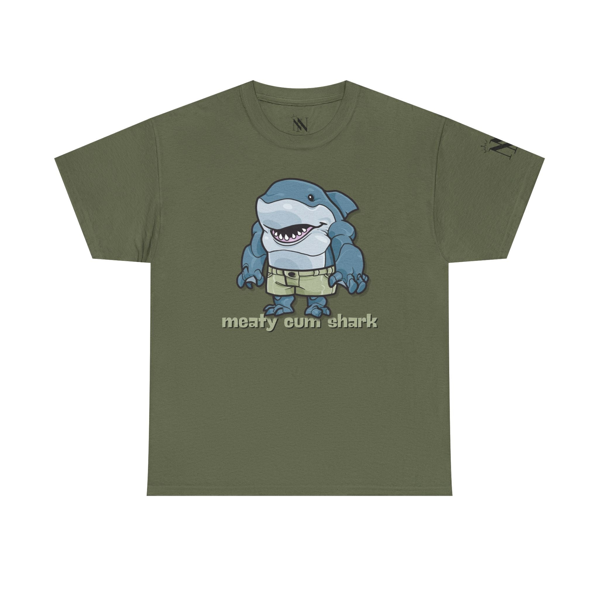 Meaty Cum Shark | Mix & Match 100% Cotton Unisex Fun-Flirty Lovers’ Tees
