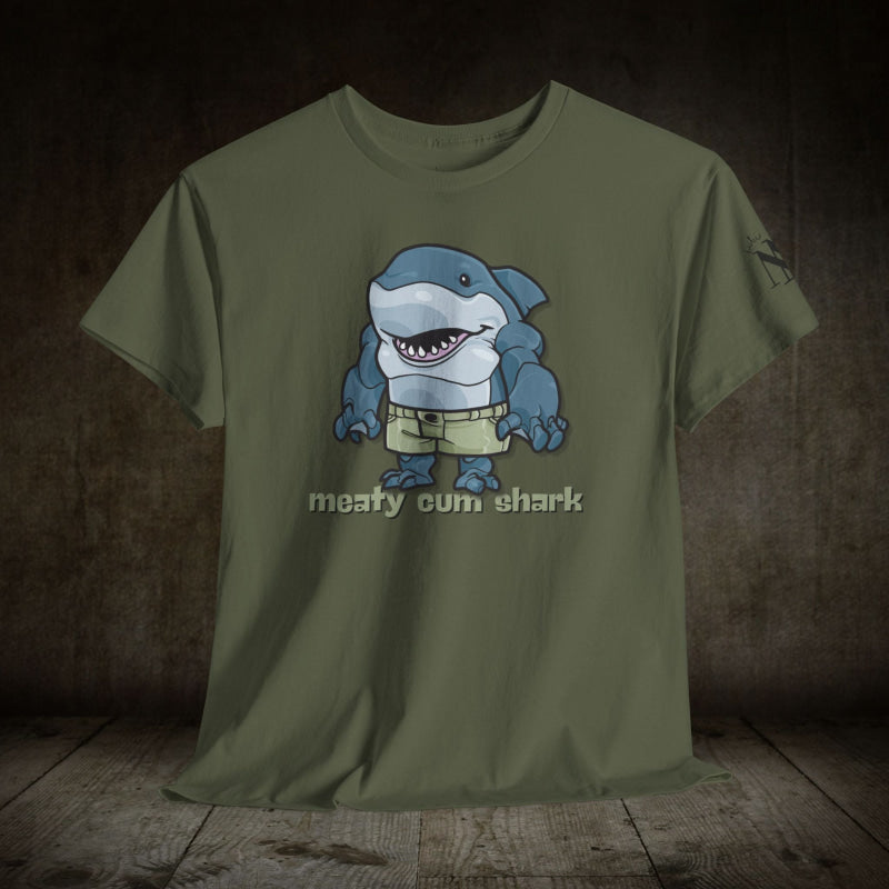 Meaty Cum Shark | Mix & Match 100% Cotton Unisex Fun-Flirty Lovers’ Tees