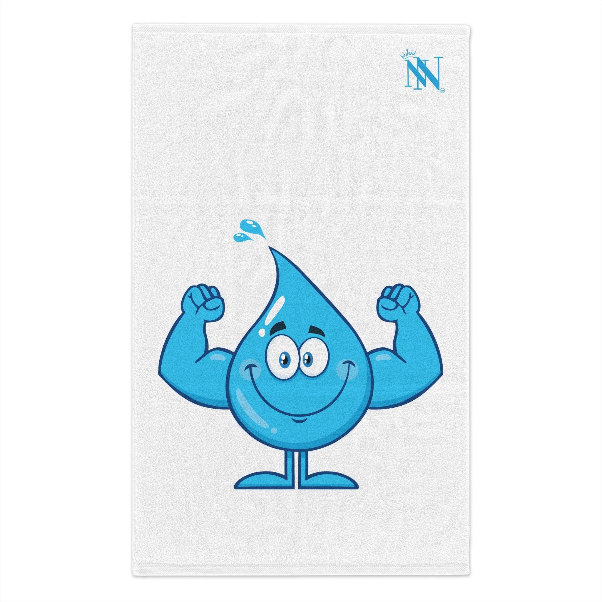 Meaty Rain Drop White Mix & Match Soft Sex Towels | Naughty Lovers’ Gifts