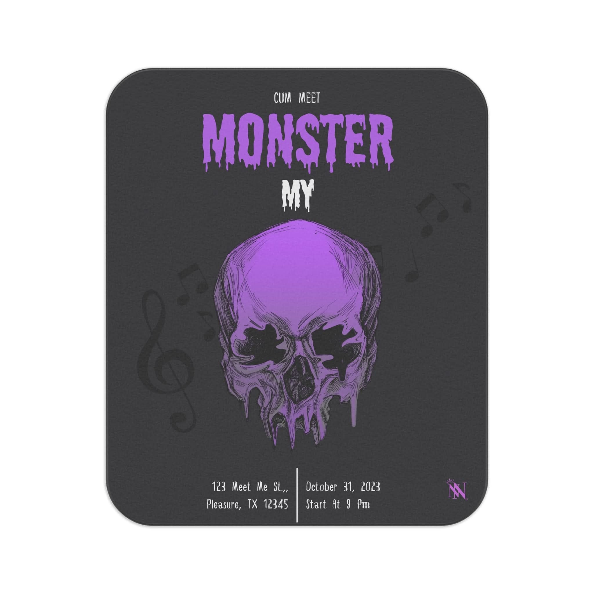 Meet My Monster | Mix Match Fun-Flirty Lovers’ Water-Resistant Blankets
