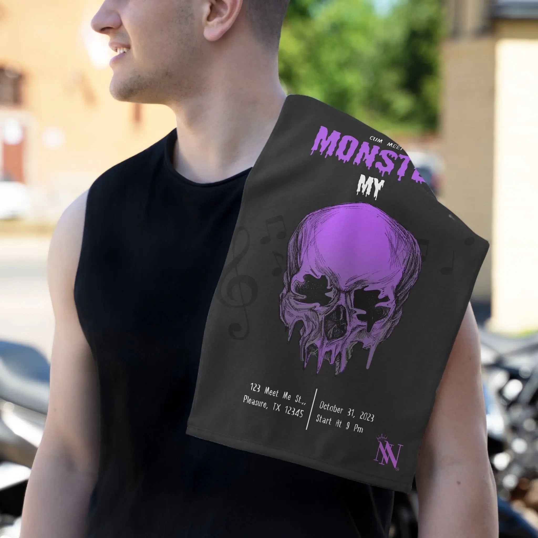 Meet My Monster | Mix & Match Soft Fun-Flirty Lovers’ Towels