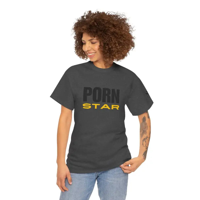 Mega Porn Star | Mix & Match 100% Cotton Unisex Fun-Flirty Lovers’ Tees