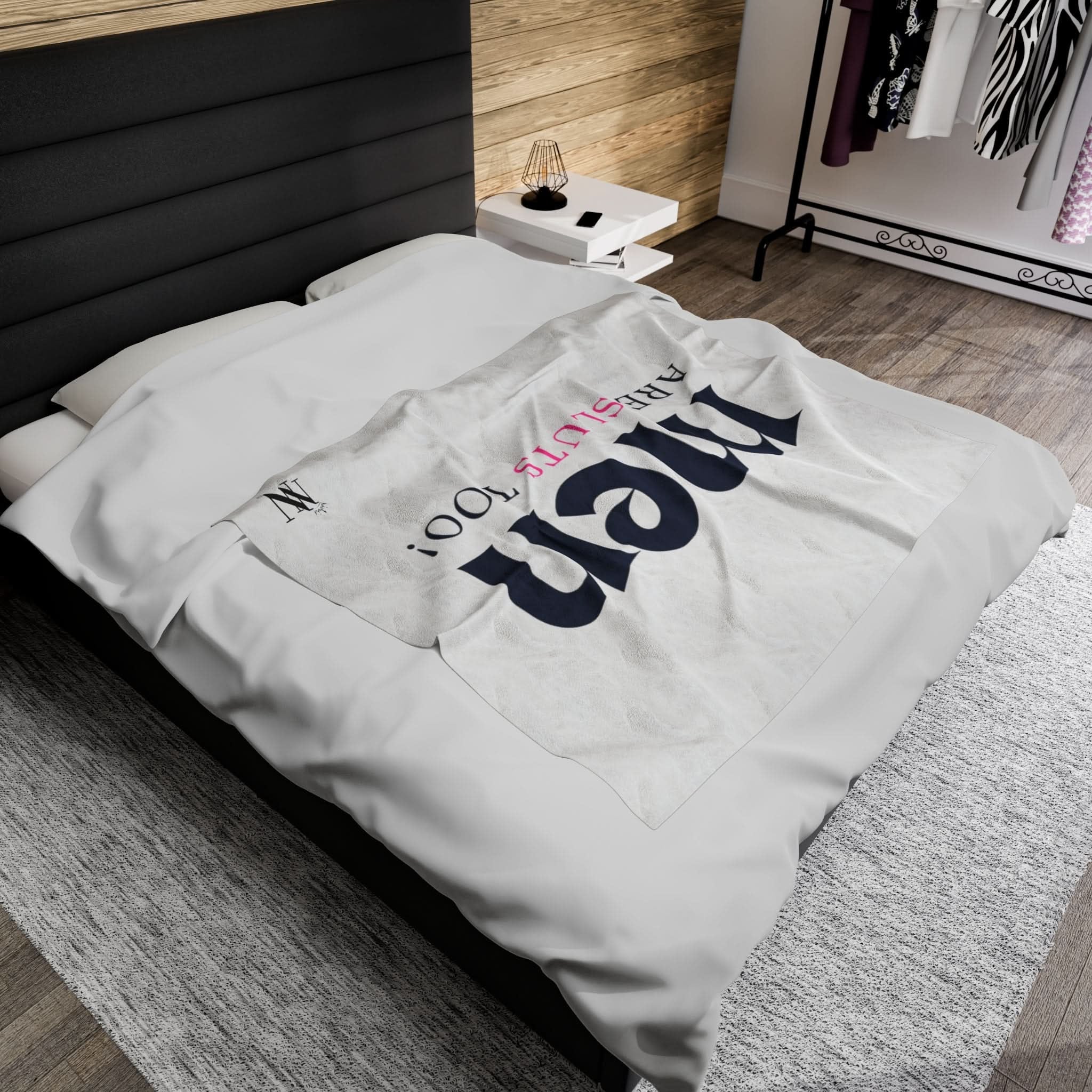 Men Are Sluts Too! | Mix & Match Fun-Flirty Lovers’ Blankets