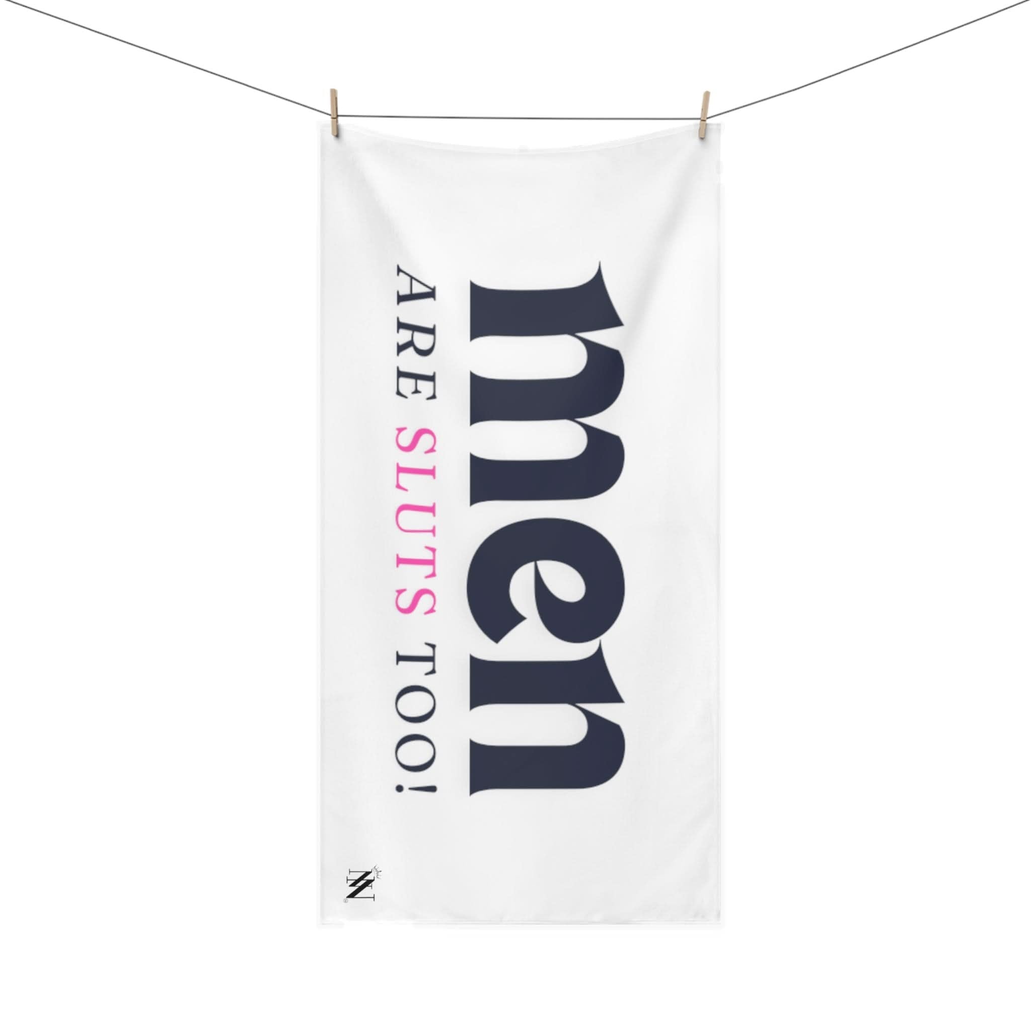 Men Are Sluts Too! | Mix & Match Naughty XL Fun-Flirty Lovers’ Towels