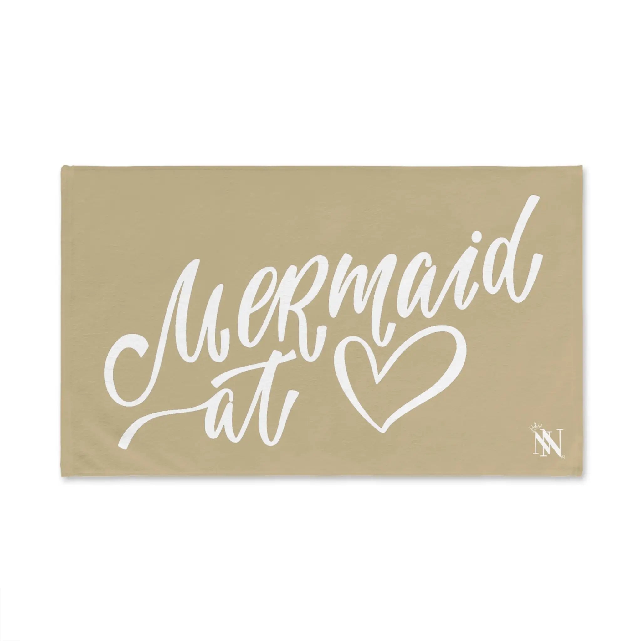 Mermaid At Heart Gold | Mix & Match Original Fun-Flirty Lovers’ Towels